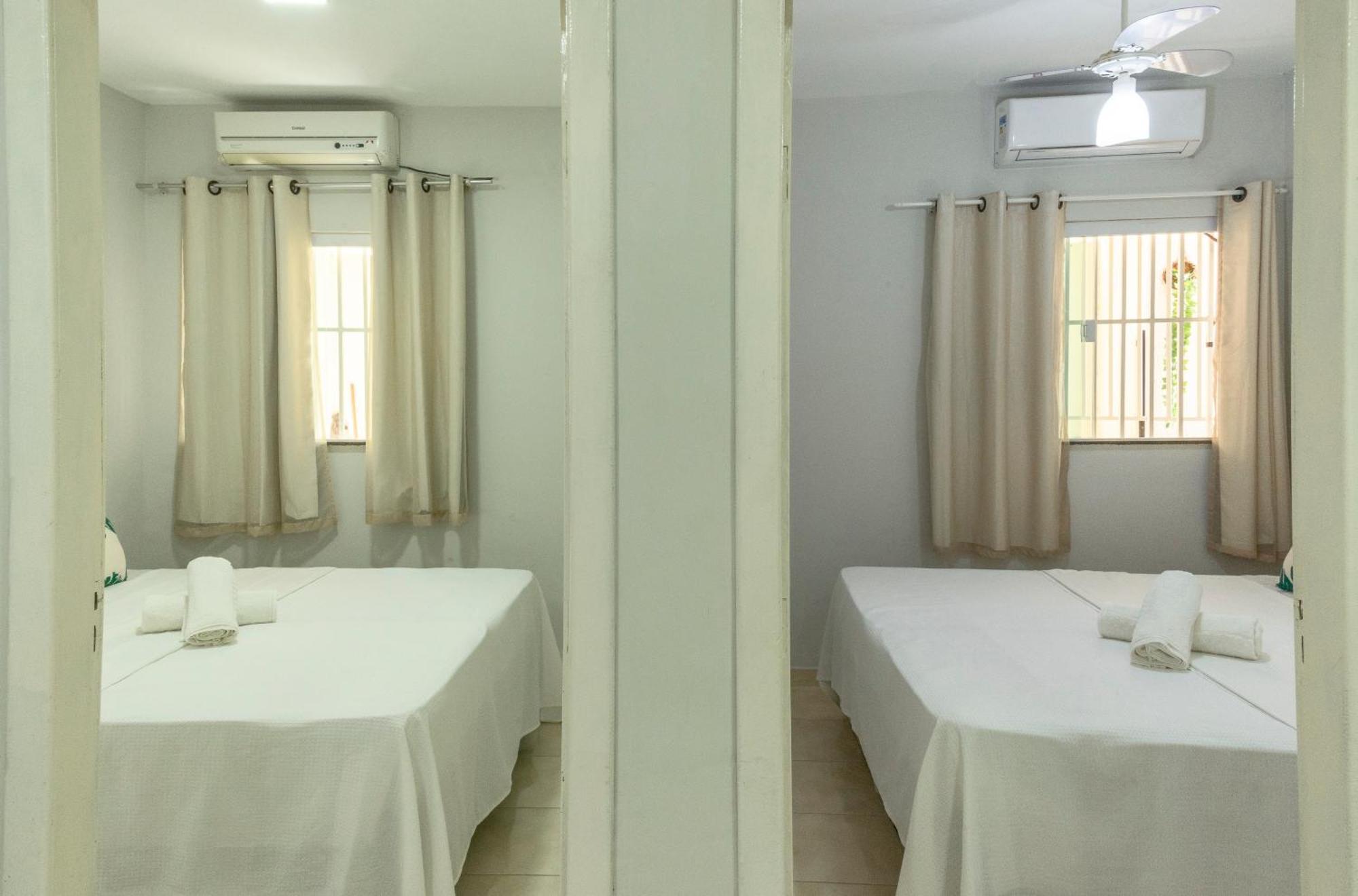 500M Praia Taperapuan; 2 Quartos; Wifi 300Mbs; Churrasqueira; Chuveirao; Estacionamento Gratuito 1 Carro.